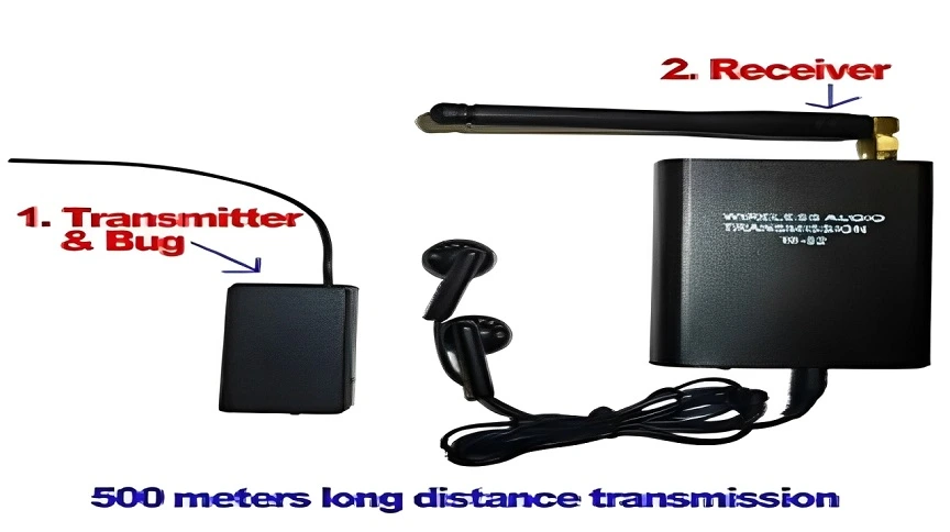 Audio transmitter and receiver